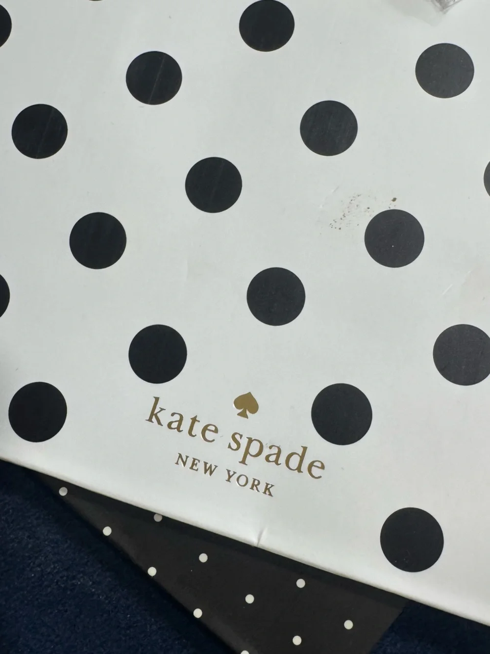 Trio of kate ♠️ spade Black and white Gift Bag Set-stripes/polka dots plus more!